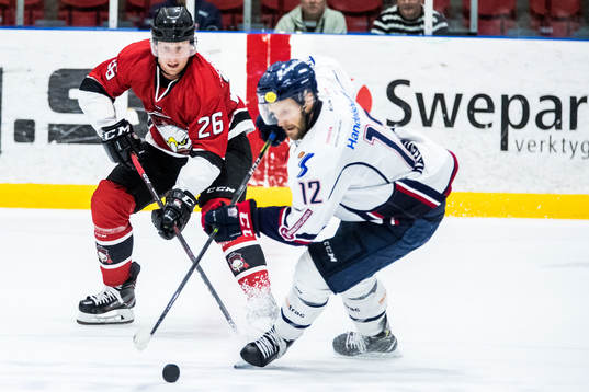 Malmö Redhawks Axel Wemmenborn och Linköpings Sebastian