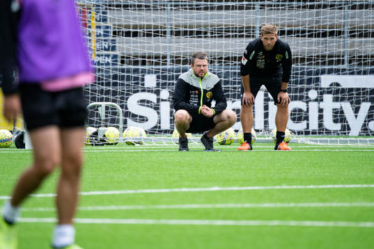 manager Jimmy Thelin och individuell tränare Anders
