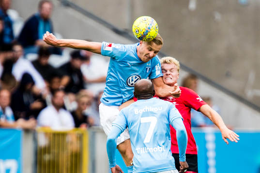 Malmö FFs Franz Brorsson och Trelleborgs Freddie Brorsson