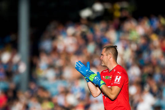 Goalkeeper Espen Bugge Pettersen of Strømsgodset