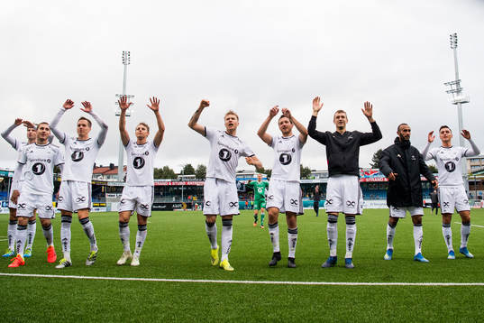 The players of Rosenborg celebrate