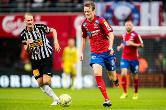 Landskronas Viktor Svensson och +he+Rasmus Jönsson