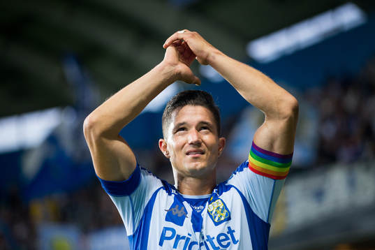 IFK Göteborgs David Boo Wiklander tackar publiken