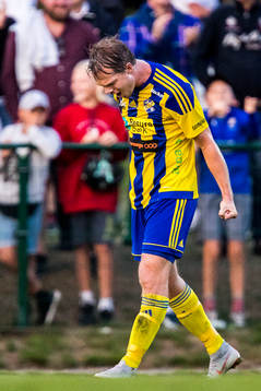 Eskilsminnes Jesper Larsson jublar