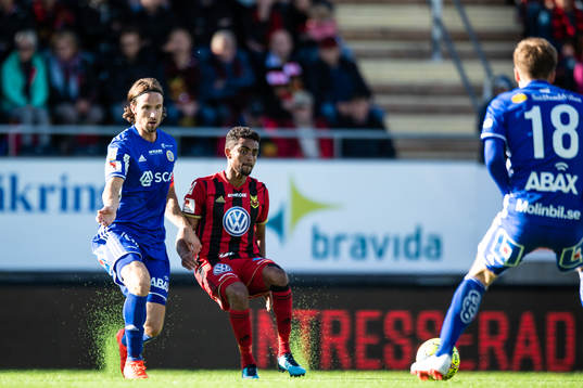 Sundsvalls Linus Hallenius  och Östersunds Tesfaldet Tekie