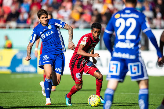 Sundsvalls David Batanero  och Östersunds Tesfaldet Tekie