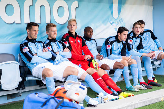 Malmö FFs bänk