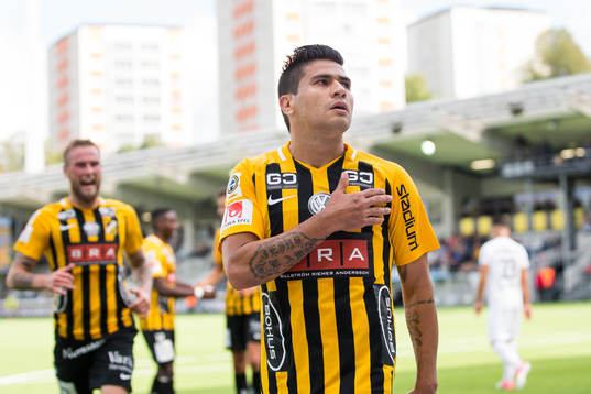 Häckens Paulinho jublar efter 5-0