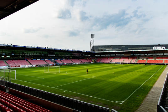 Interior view of MCH Arena with Jyske Bank Boxen showing in