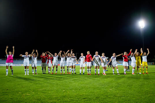 The players of Norway celebrate