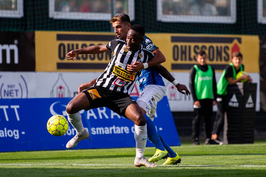 Landskronas Sadat Karim och Norrby Abbas Mohamad