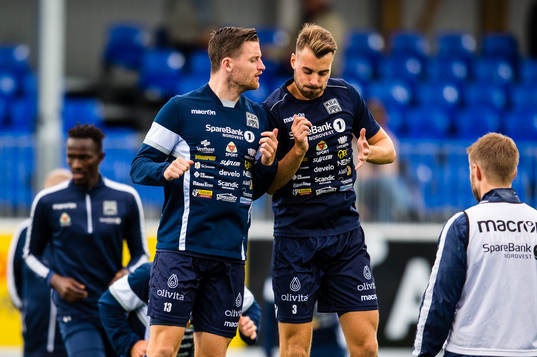 Bendik Bye and Christoffer Aasbak of Kristiansund