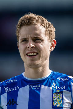 IFK Göteborgs Victor Wernersson innan fotbollsmatchen i