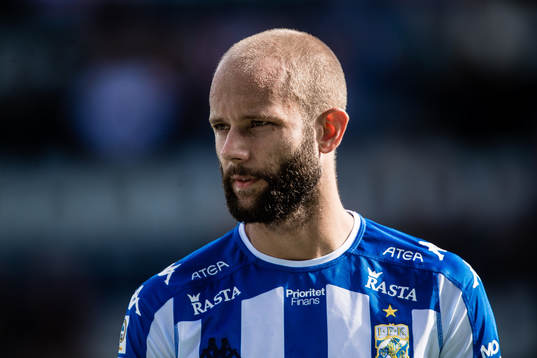IFK Göteborgs Robin Söder innan fotbollsmatchen i