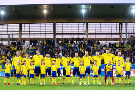 Sveriges Franz Brorsson, Joel Andersson, Gustaf Nilsson,