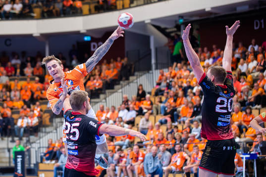 Kristianstads Stig Tore Moen mot Malmö Anton Blickhammar