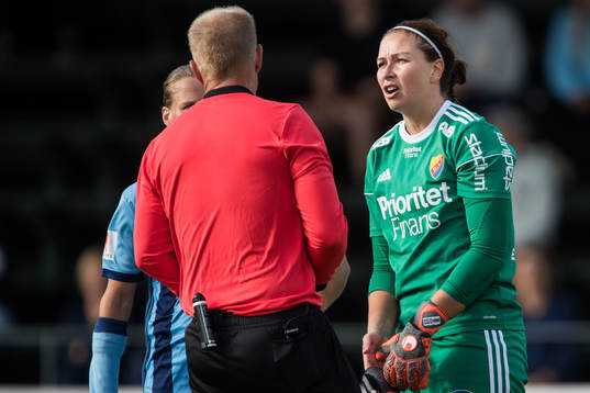 Djurgårdens målvakt Gudbjörg Gunnarsdottir