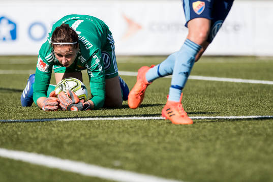 Djurgårdens målvakt Gudbjörg Gunnarsdottir