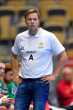 Hammarbys tränare Erik Larholm