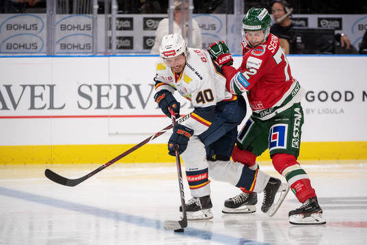 Djurgårdens Jacob Josefsson och Frölundas Patrik Carlsson