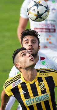 IFK Hässleholms Tommy Filipovic i matchen i division 2 mellan IFK Hässleholm och Assyriska Turabdin i Hässleholm 15 september 2018.  