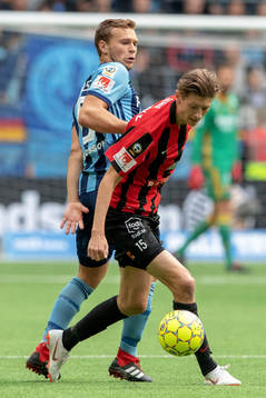 Djurgårdens Jesper Karlström och Brommapojkarnas Johan