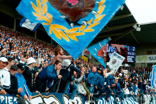 Norrköpings supporters jublar