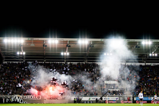 Supporters of RBK with pyro effects