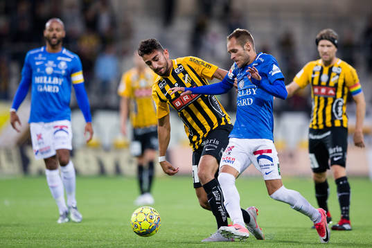 Häckens Daleho Irandust och Trelleborgs Zoran Jovanovic