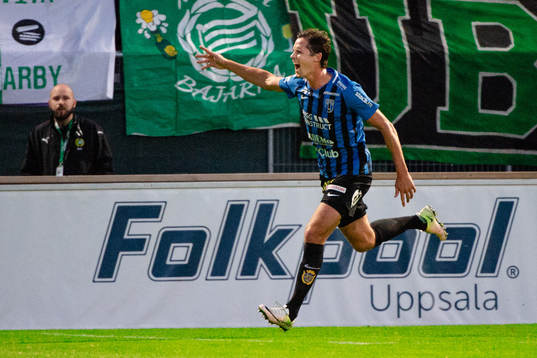 Sirius Philip Haglund jublar efter 1-0