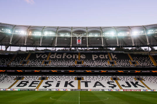 General view of Vodafone Park ahead of the Europa league match between Besiktas and Sarpsborg 08 on September 19, 2018 in Istanbul.
