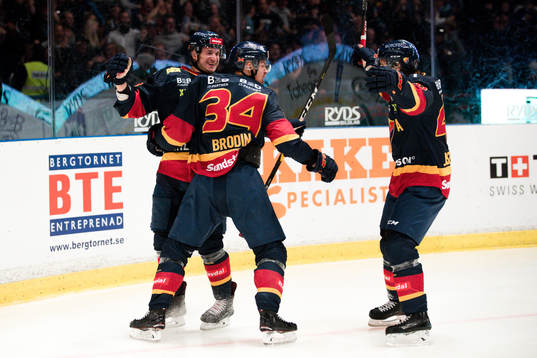 Djurgårdens Jakob Lilja , Daniel Brodin och Jacob