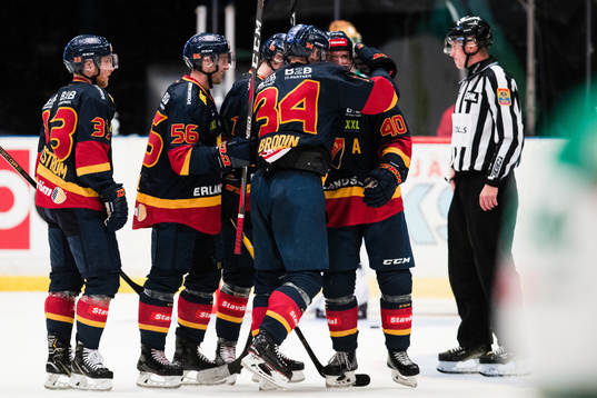 Djurgårdens Linus Hultström, Robin Norell och Daniel
