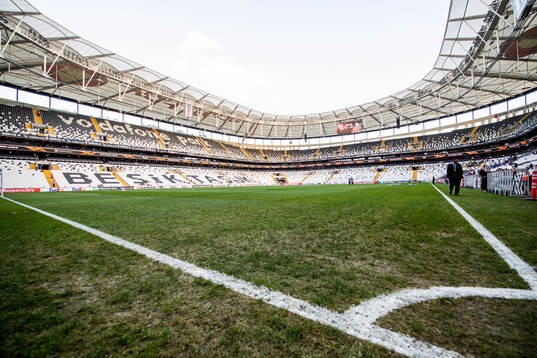 General view of Vodafone Park ahead of the Europa League match between Besiktas and Sarpsborg 08 on September 20, 2018 in Istanbul.