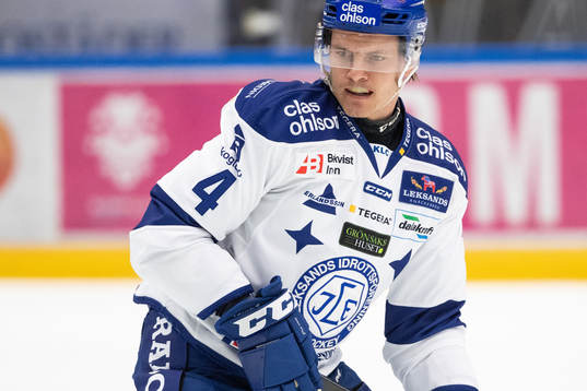 Leksands Mattias Nilsson   i ishockeymatchen i