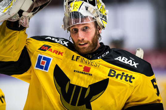Västerås målvakt Marcus Dahlbom