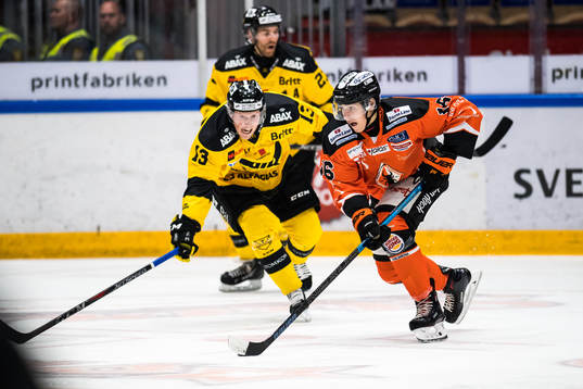 Karlskronas Linus Karlsson och Västerås Kalle Östman