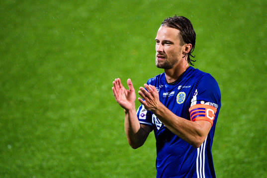 Sundsvalls Linus Hallenius jublar