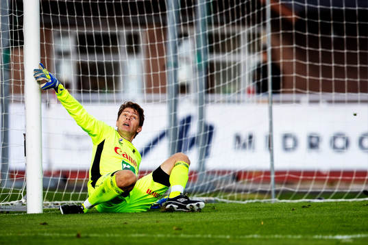 Gefles målvakt Mattias Hugosson