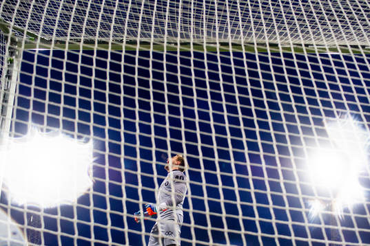 Goalkeeper Ricardo Friedrich of Bodø/Glimt reacts