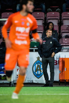 AFC Eskilstunas tränare Nemanja Miljanovic 
