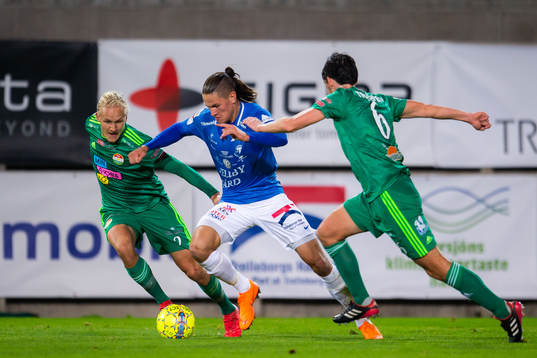 Trelleborgs Isak Jönsson och Dalkurds Henrik Löfkvist och