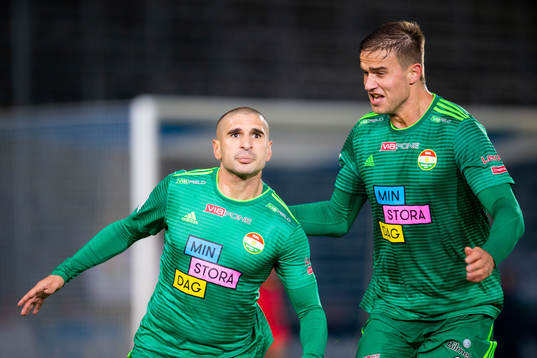 Dalkurds jublar efter 0-1 målet