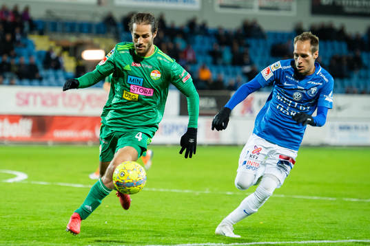 Dalkurds Alex De John och Trelleborgs Zoran Jovanovic