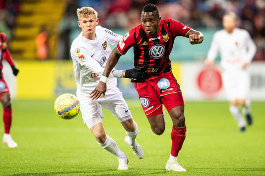 Brommapojkarnas Ludvig Öhman Silwerfeldt och Östersunds