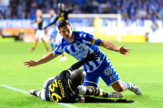 s Henok Goitom och IFK Göteborgs David Boo Wiklander