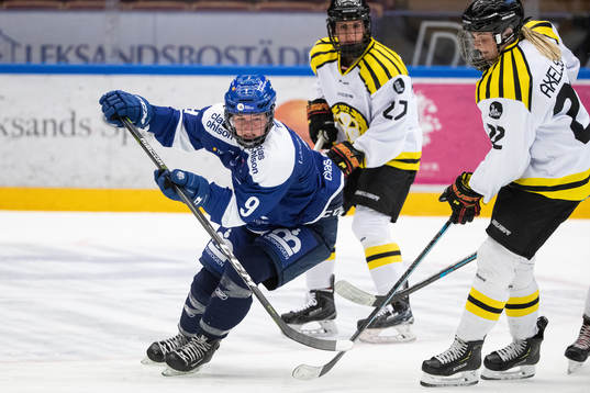 Leksands Madeleine Hall och Brynäs Malin Axelsson