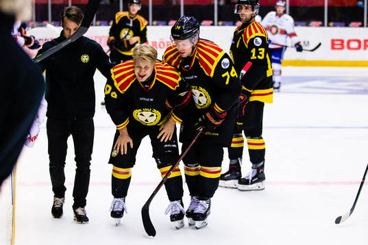 Brynäs Henrik Larsson med en skada