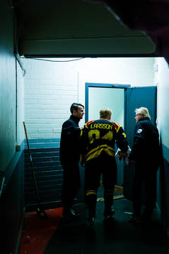 Brynäs Henrik Larsson har skadat sig