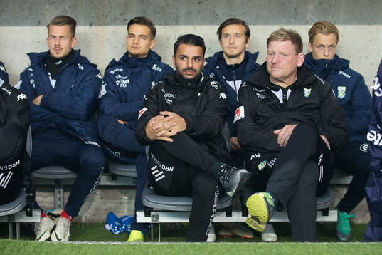IFK Göteborgs tränare Poya Asbaghi och assisterande